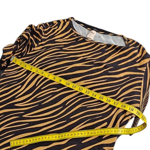 Smash + Tess Womens The Sweater Weather Dress, Teresa Tiger, Tunic, Pockets, M - Picture 6 of 9